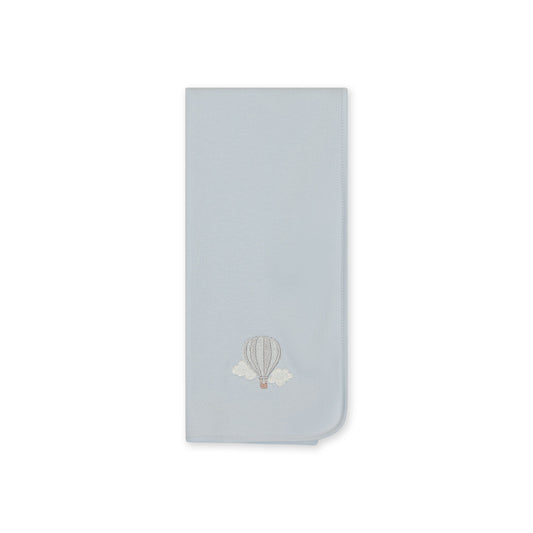 Baby Gi Blue Hot Air Balloon Cotton Burp Cloth