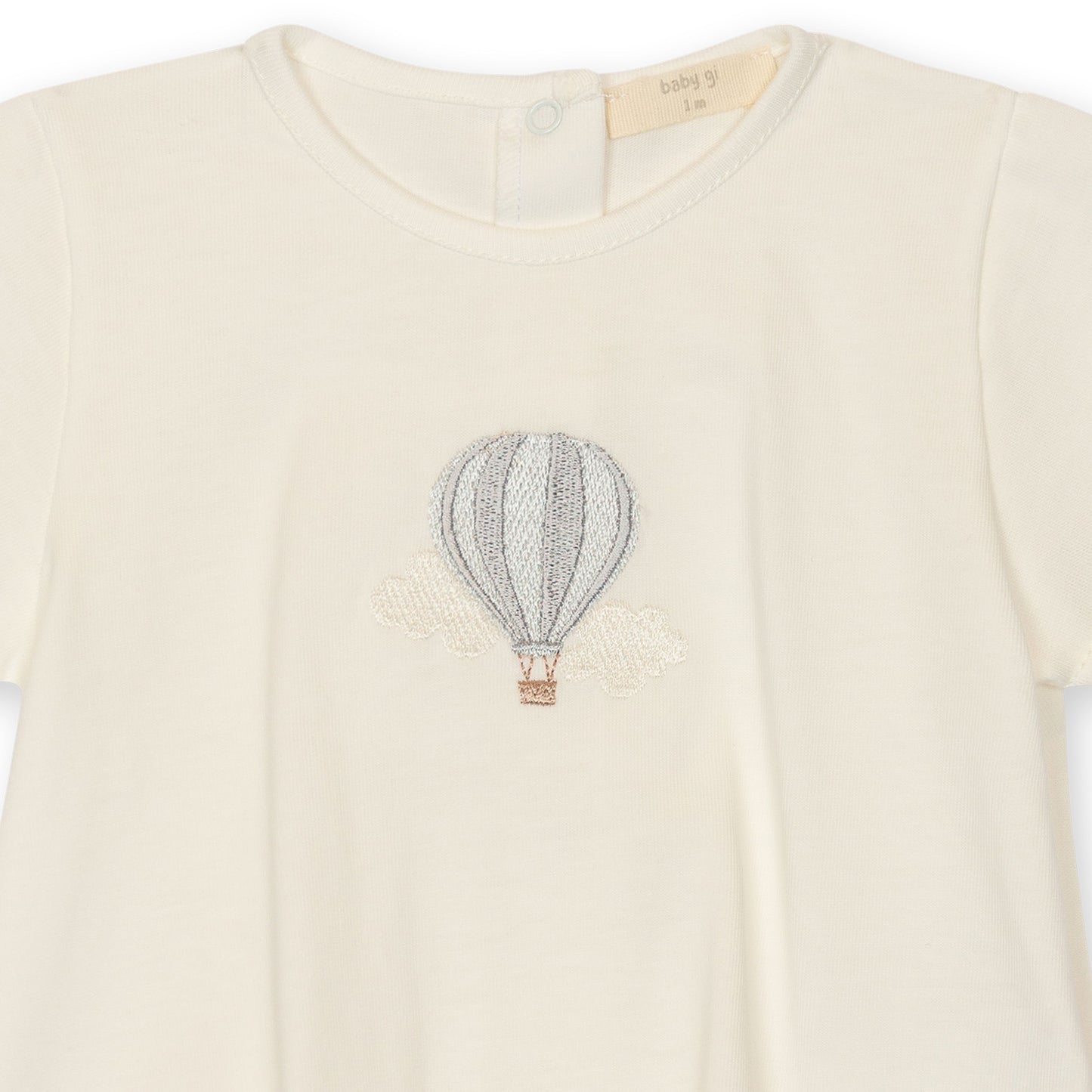 Baby Gi Ivory Hot Air Balloon Cotton Romper