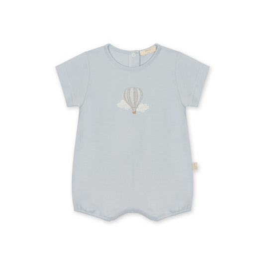 Baby Gi Blue Hot Air Balloon Cotton Romper