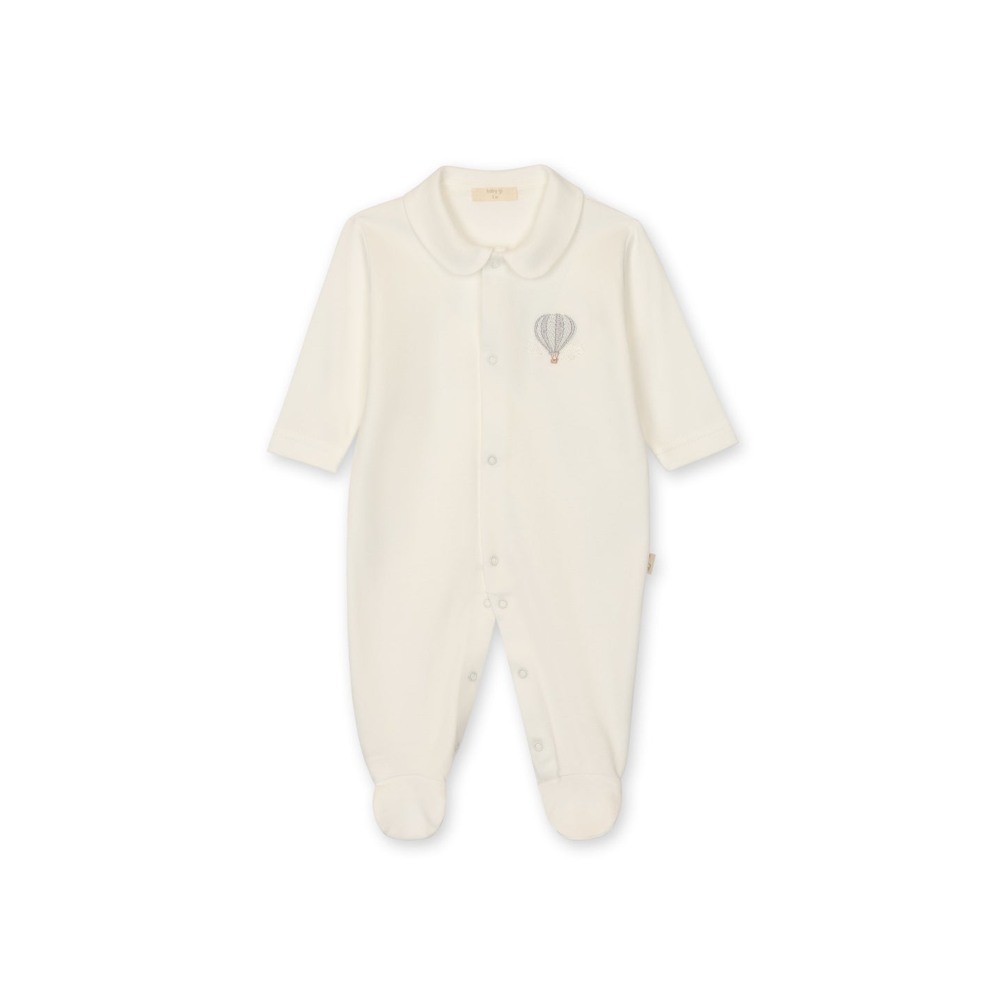 Baby Gi Ivory Hot Air Balloon Cotton Baby Grow