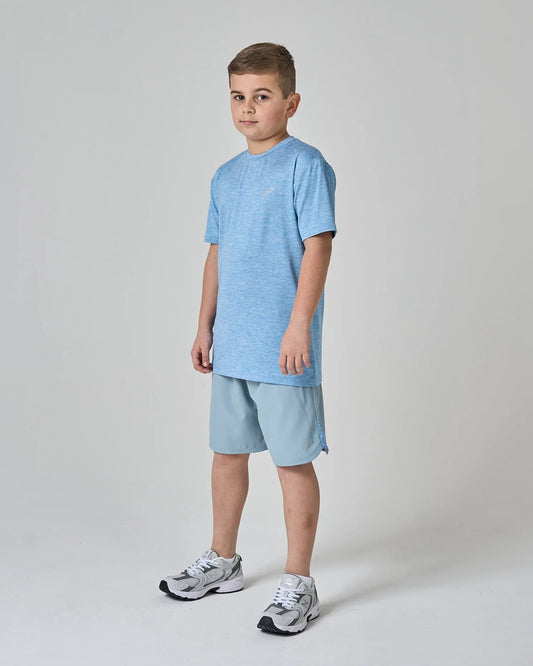 Frequency Baby Blue Short Set