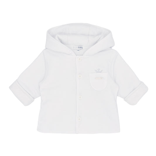 Blues Baby White Hooded Jacket 2296