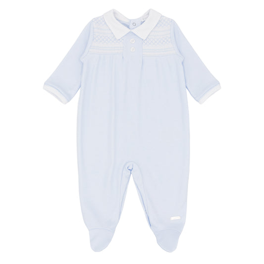 Blues Baby Pale Blue Babygrow 3011