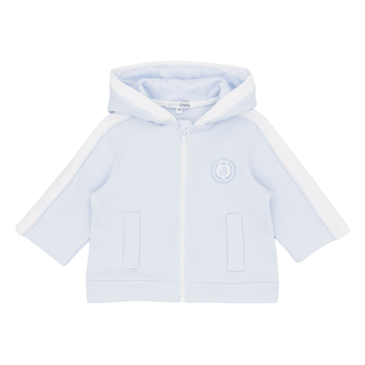 Blues Baby Blue & White Hooded Jacket 3026