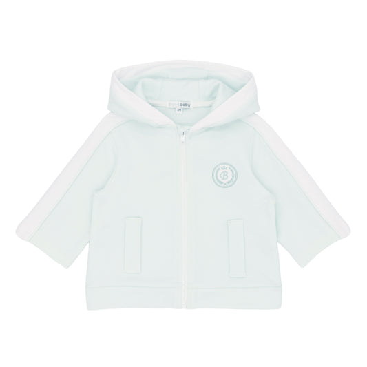 Blues Baby Mint & White Hooded Jacket 3032