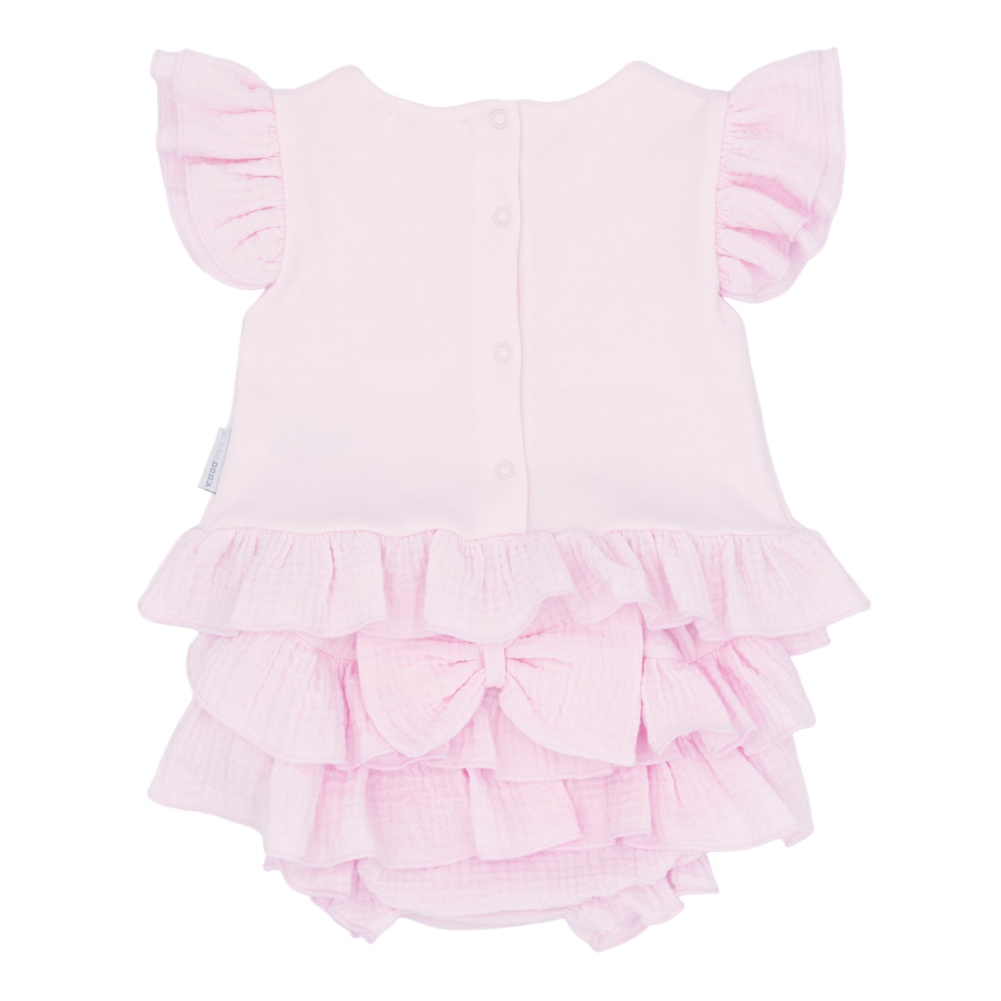 Blues Baby Pink Frill Bloomer Set 3050