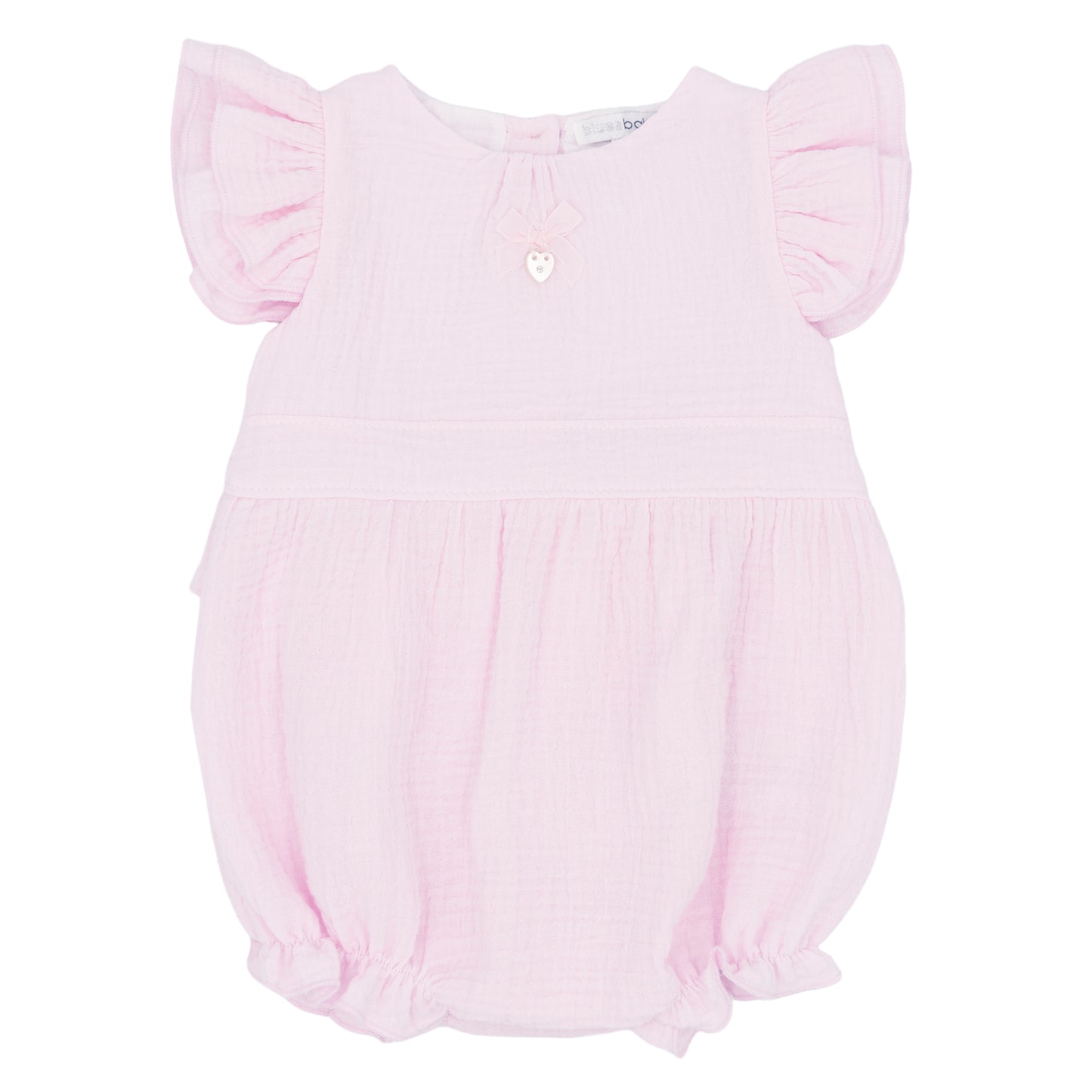 Blues Baby Pink Frill Romper 3053