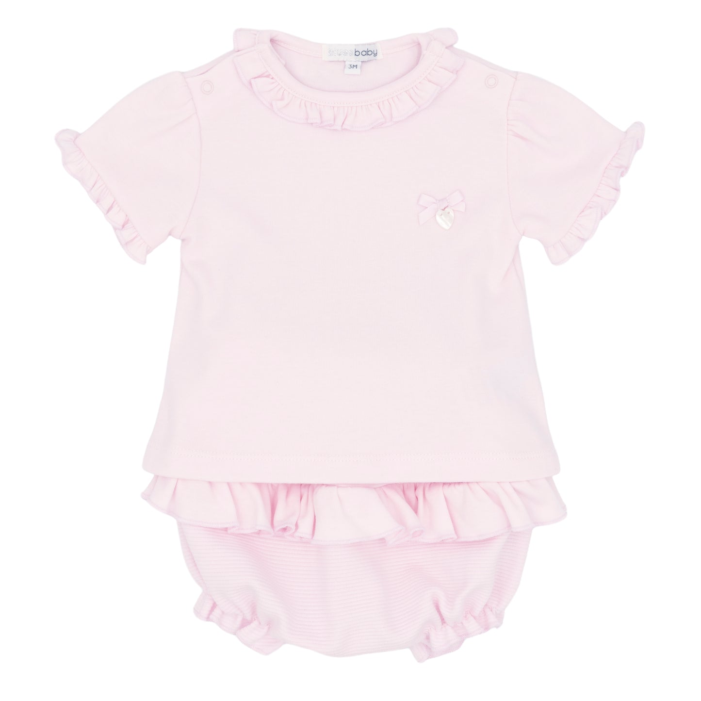 Blues Baby Pink Jam Pants Set 3056
