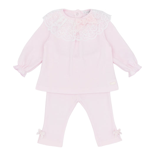 Blues Baby Tivoli Pink Lace Legging Set 3122