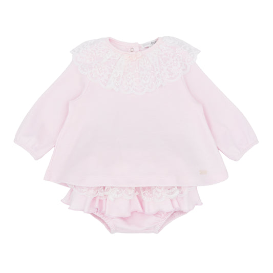 Blues Baby Tivoli Pink Lace Knicker Set 3124