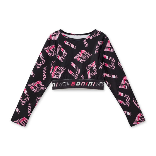 Bonini Power Long Sleeve Crop Top