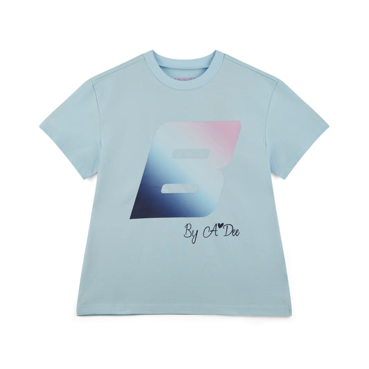 Bonini Dynamic Blue Oversized T-Shirt