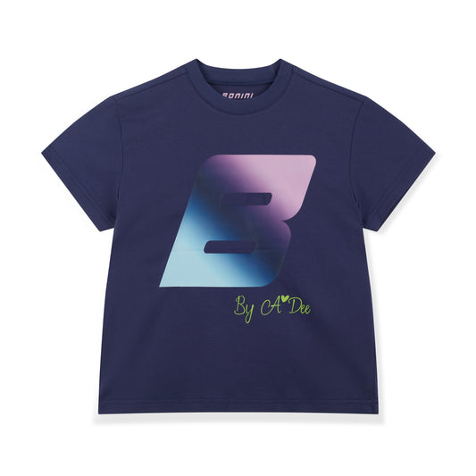 Bonini Dynamic Navy Oversized T-Shirt
