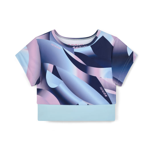 Bonini Energy Blue Crop Top