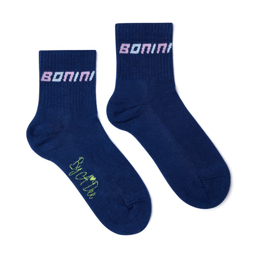 Bonini Twirl Navy Sport Socks