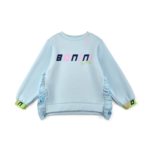Bonini Strive Blue Split Side Sweatshirt