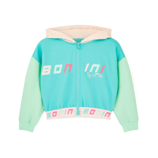 Bonini Vibe Aruba Blue Zipper Jacket