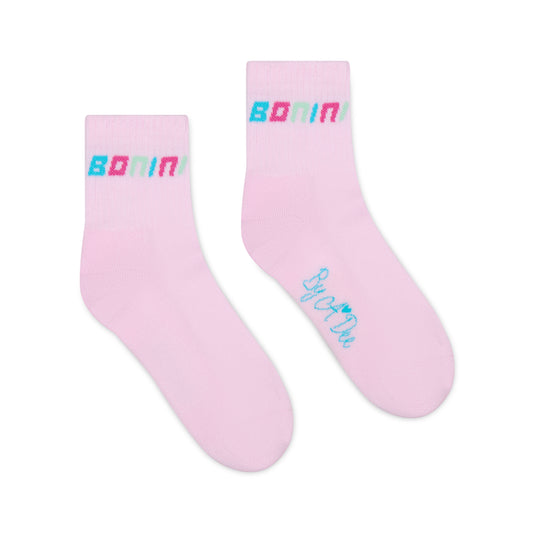Bonini Twirl Pink Blossom Sport Socks