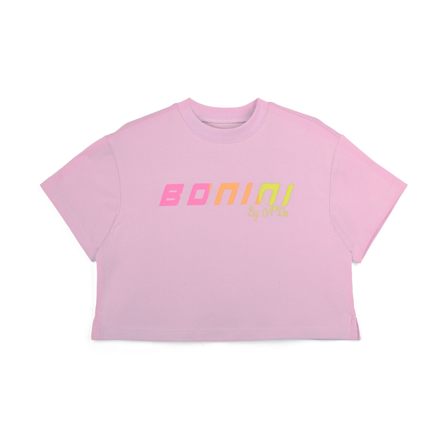 Bonini Shine Lilac Bloom Crop Top