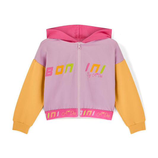 Bonini Vibe Lilac Bloom Zipper Jacket