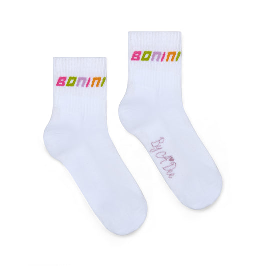 Bonini Twirl Bright White Sport Socks