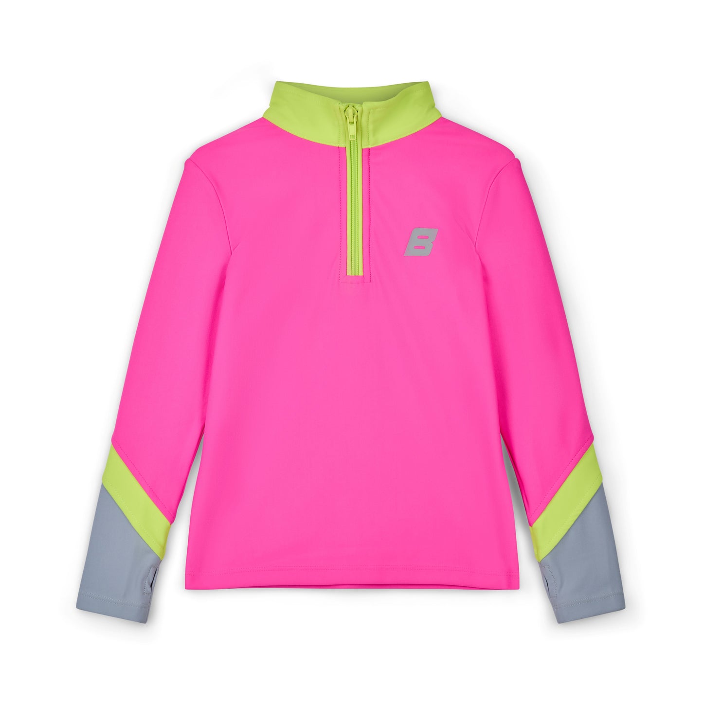 Bonini Motion Hot Pink Quarter Zip Top