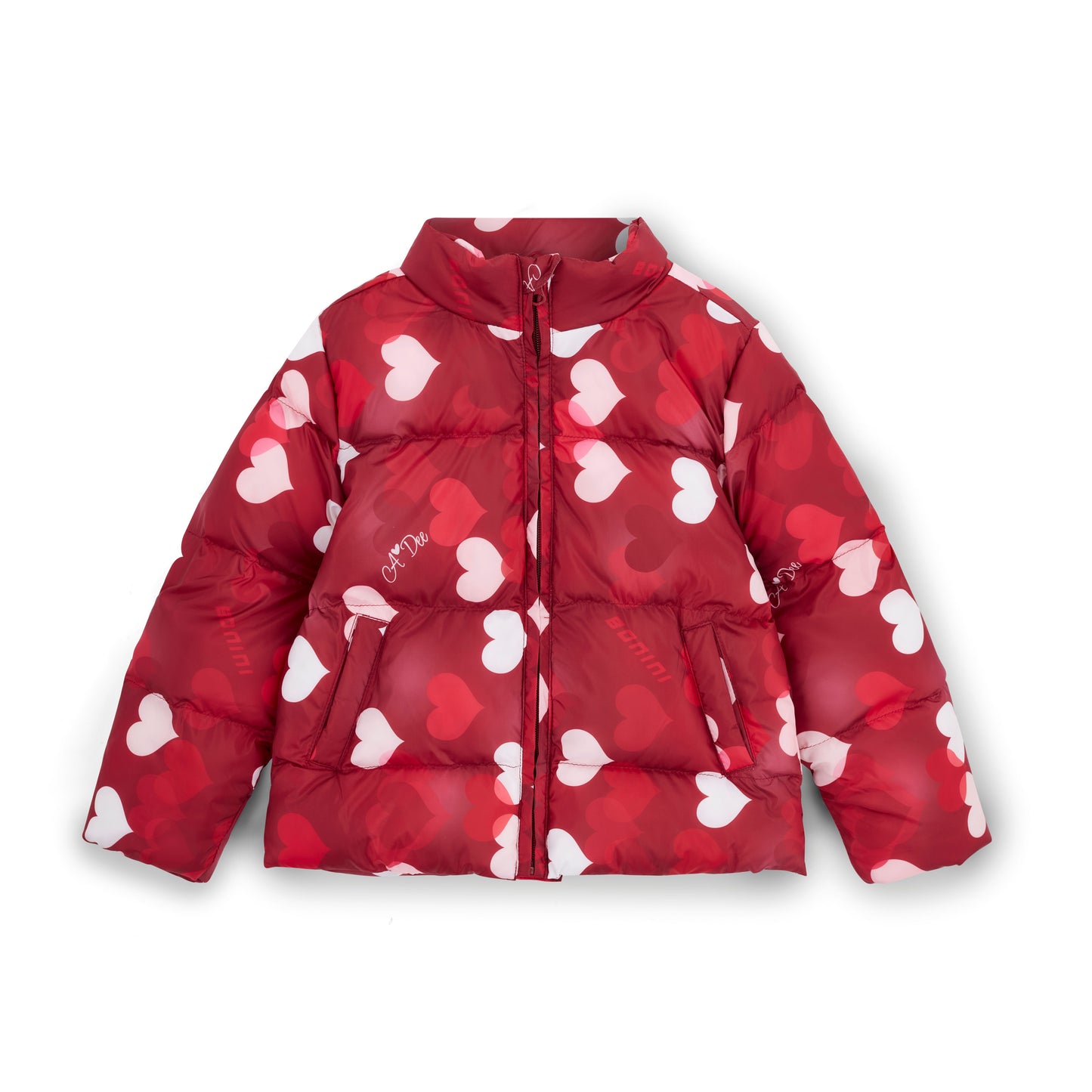Bonini Dazzle Burgundy Heart Coat