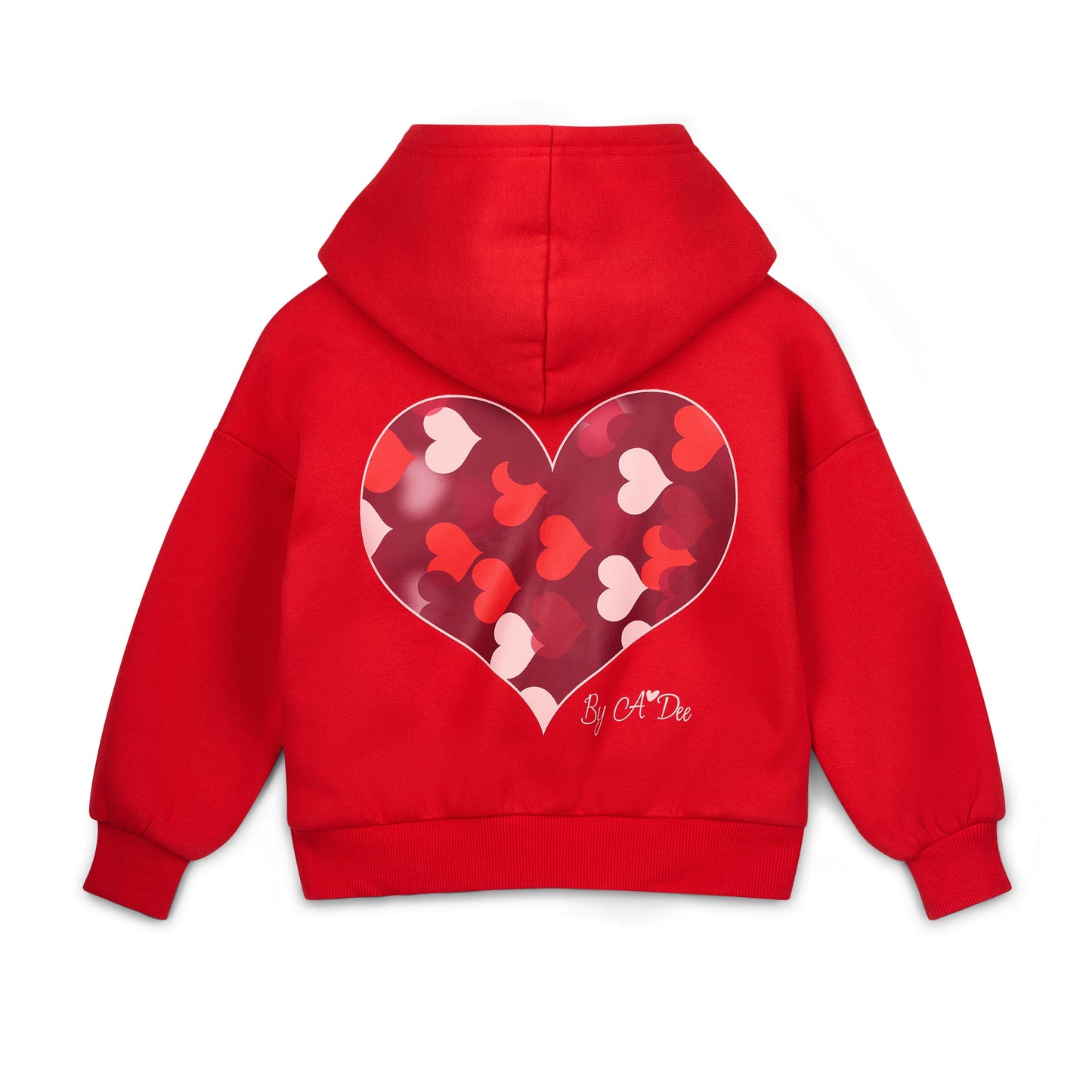 Bonini Sparkle Red Heart Hoodie