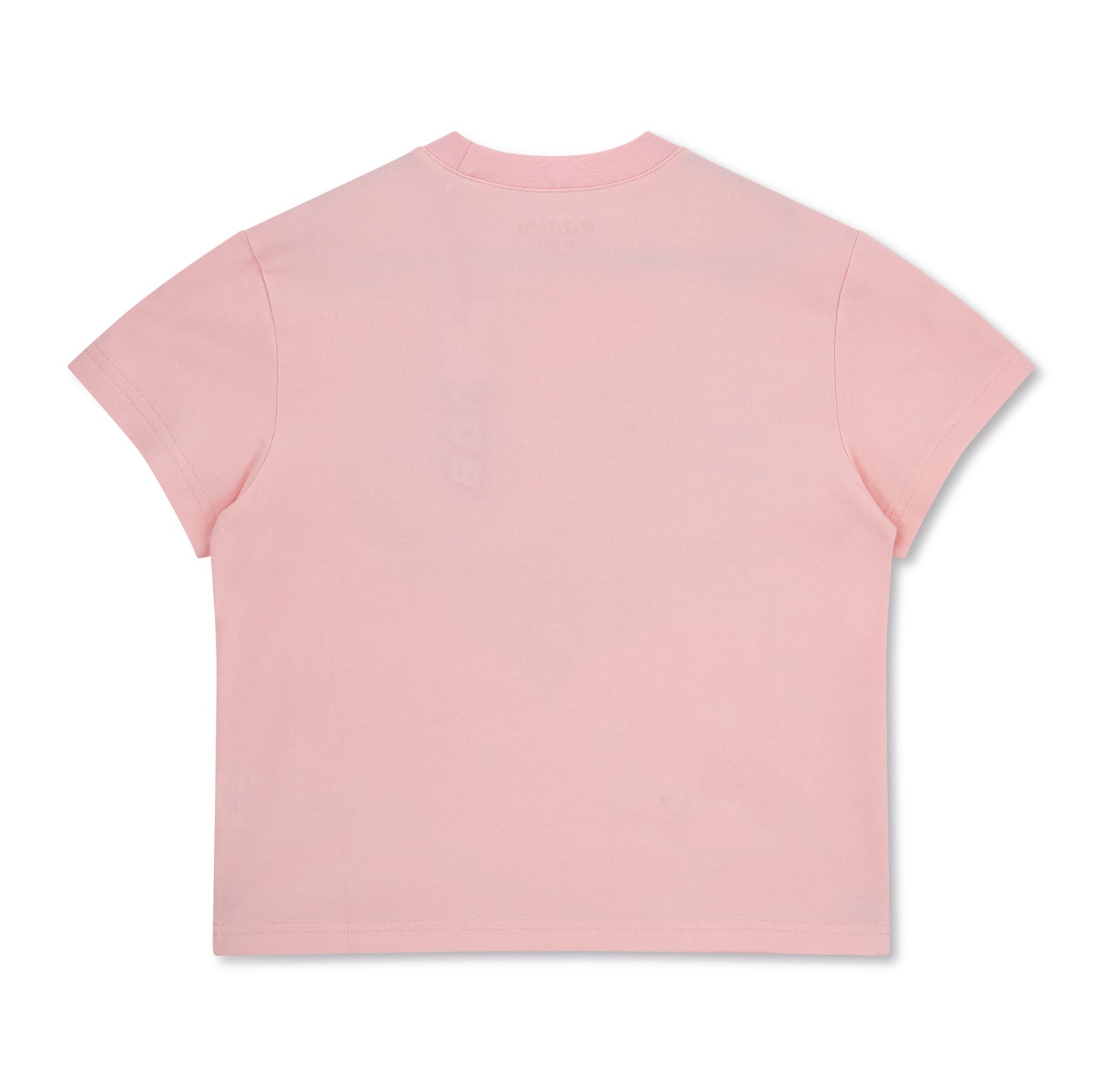 Bonini Dynamic Light Pink Heart Oversized T-Shirt