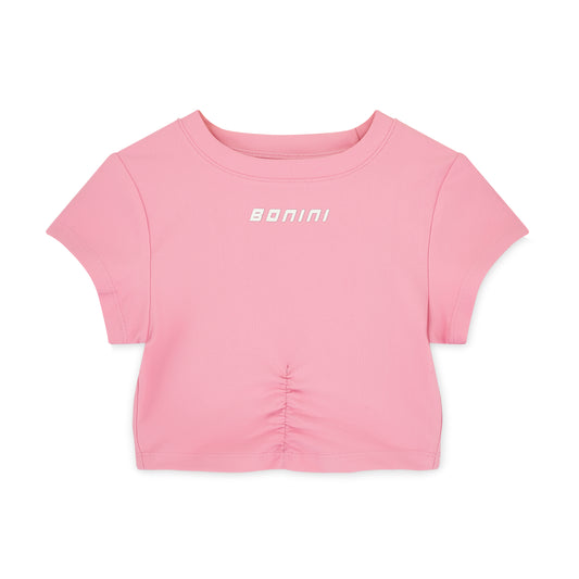 Bonini Core Peony Pink Crop Top