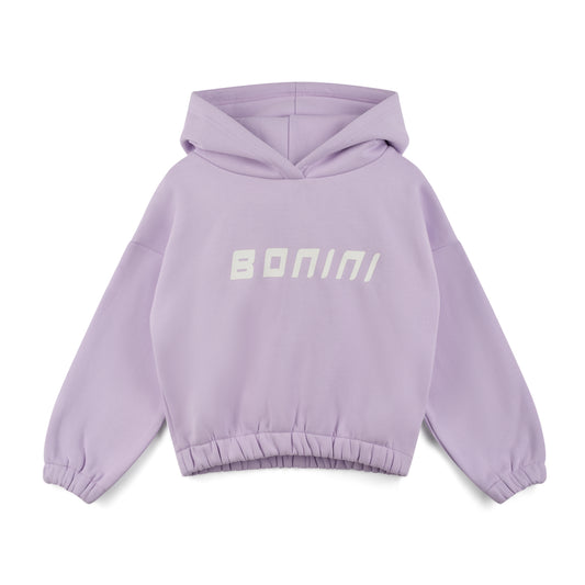 Bonini Core Lilac Crop Hoodie