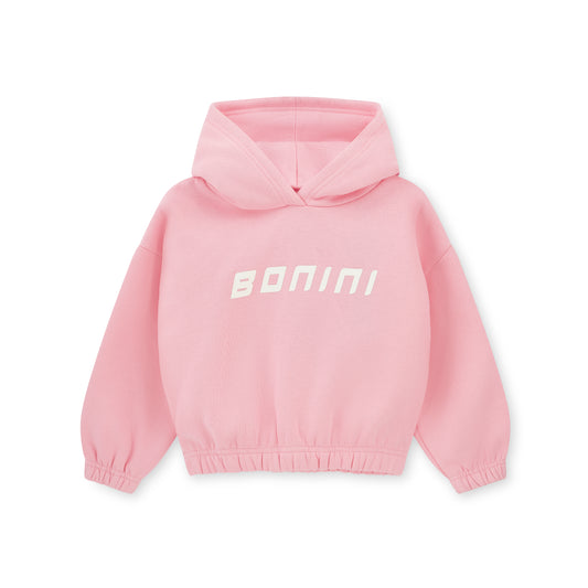 Bonini Core Pink Crop Hoodie