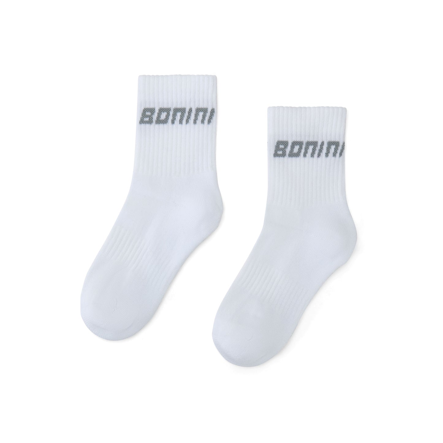Bonini Aspire White/Grey Sport Socks