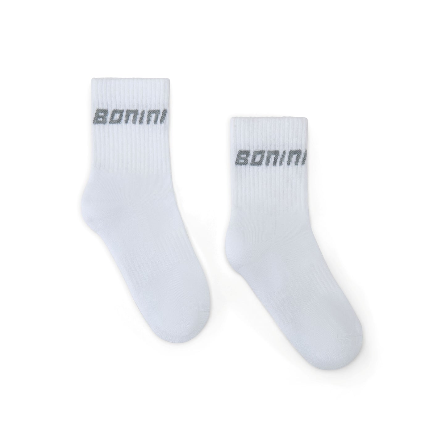 Bonini Aspire White/Grey Sport Socks