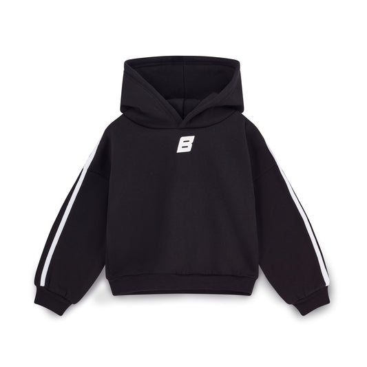 Bonini Revive Black Logo Hoodie