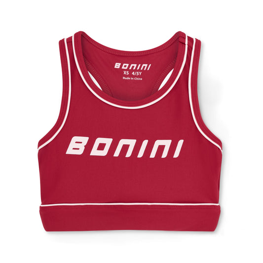 Bonini Revive Burgundy Piping Sport Bralette