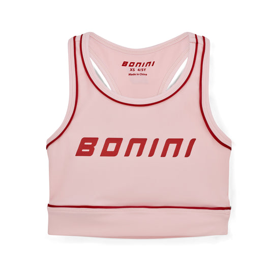 Bonini Revive Light Pink Piping Sport Bralette