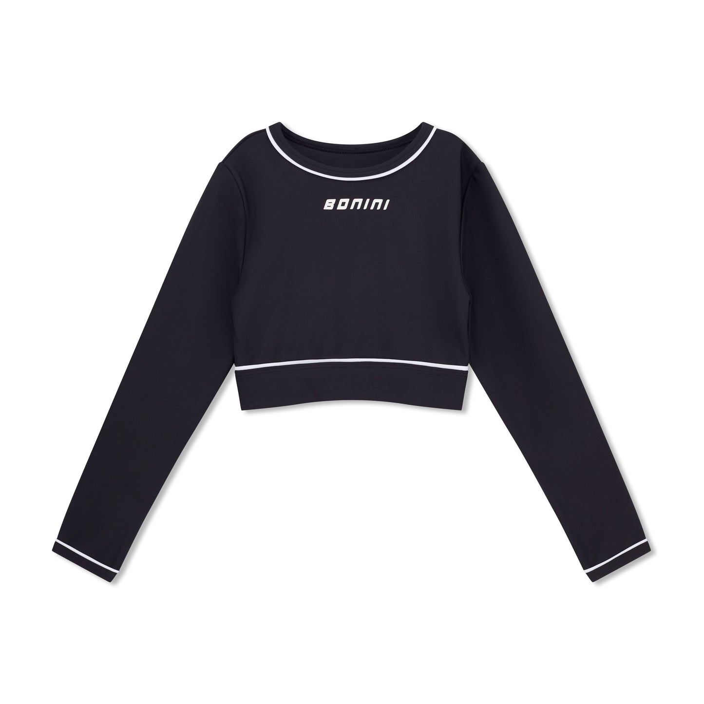 Bonini Revive Black Piping Sport Top