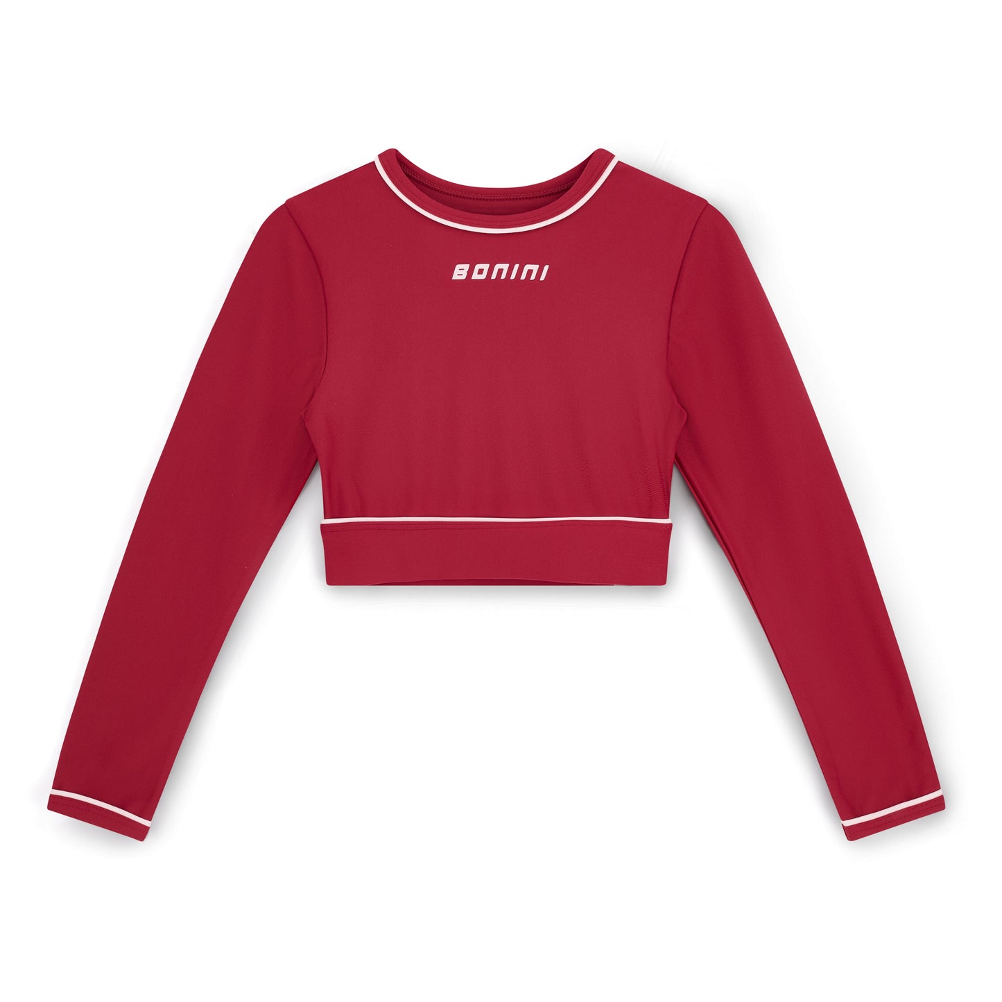 Bonini Revive Burgundy Piping Sport Top