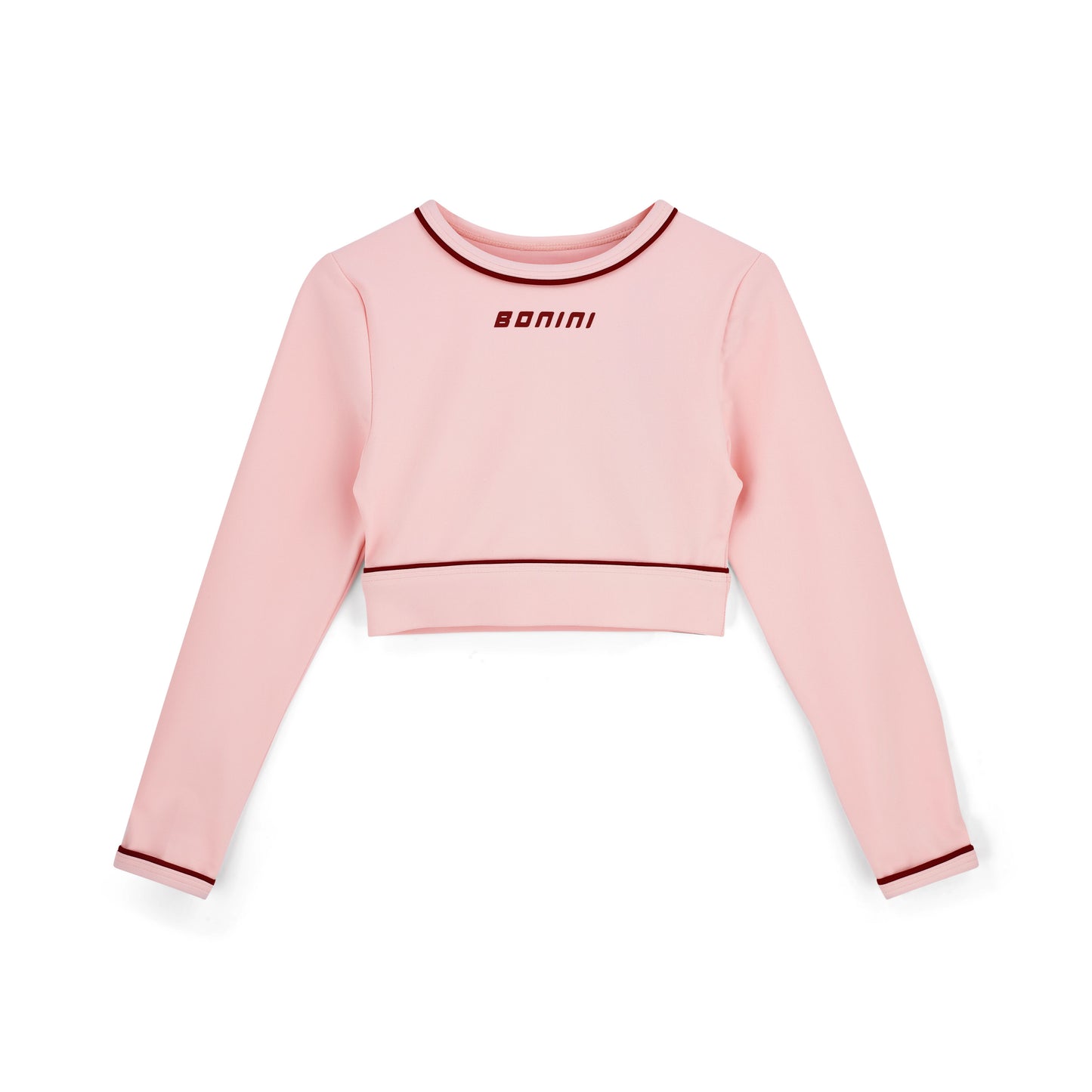 Bonini Revive Light Pink Piping Sport Top