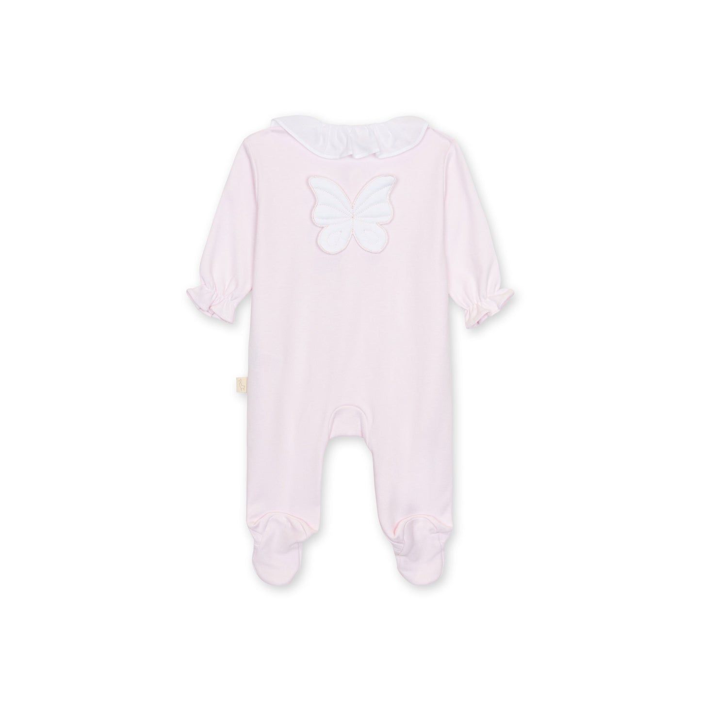 Baby Gi Pink Butterfly Cotton Baby Grow