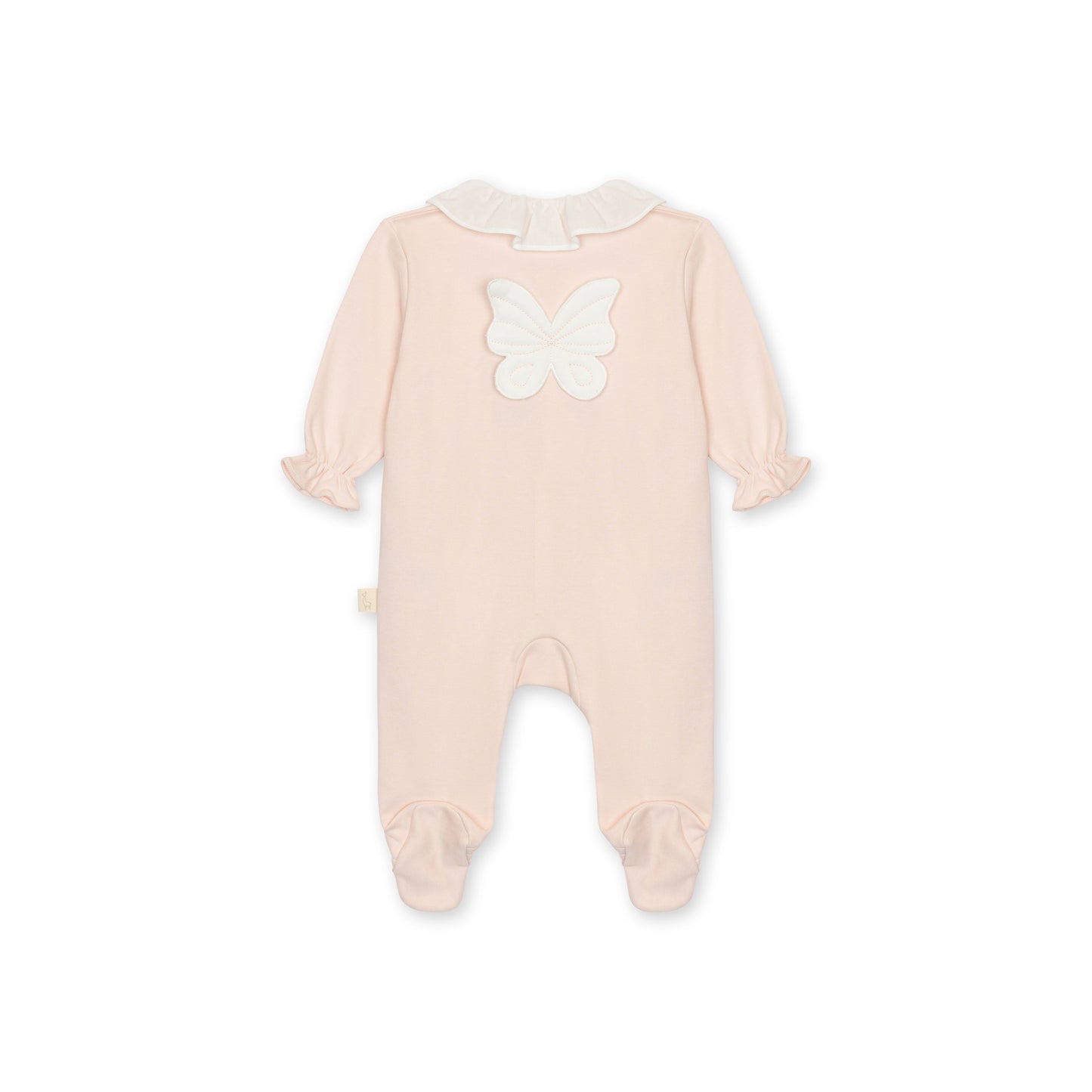 Baby Gi Peach Butterfly Cotton Baby Grow