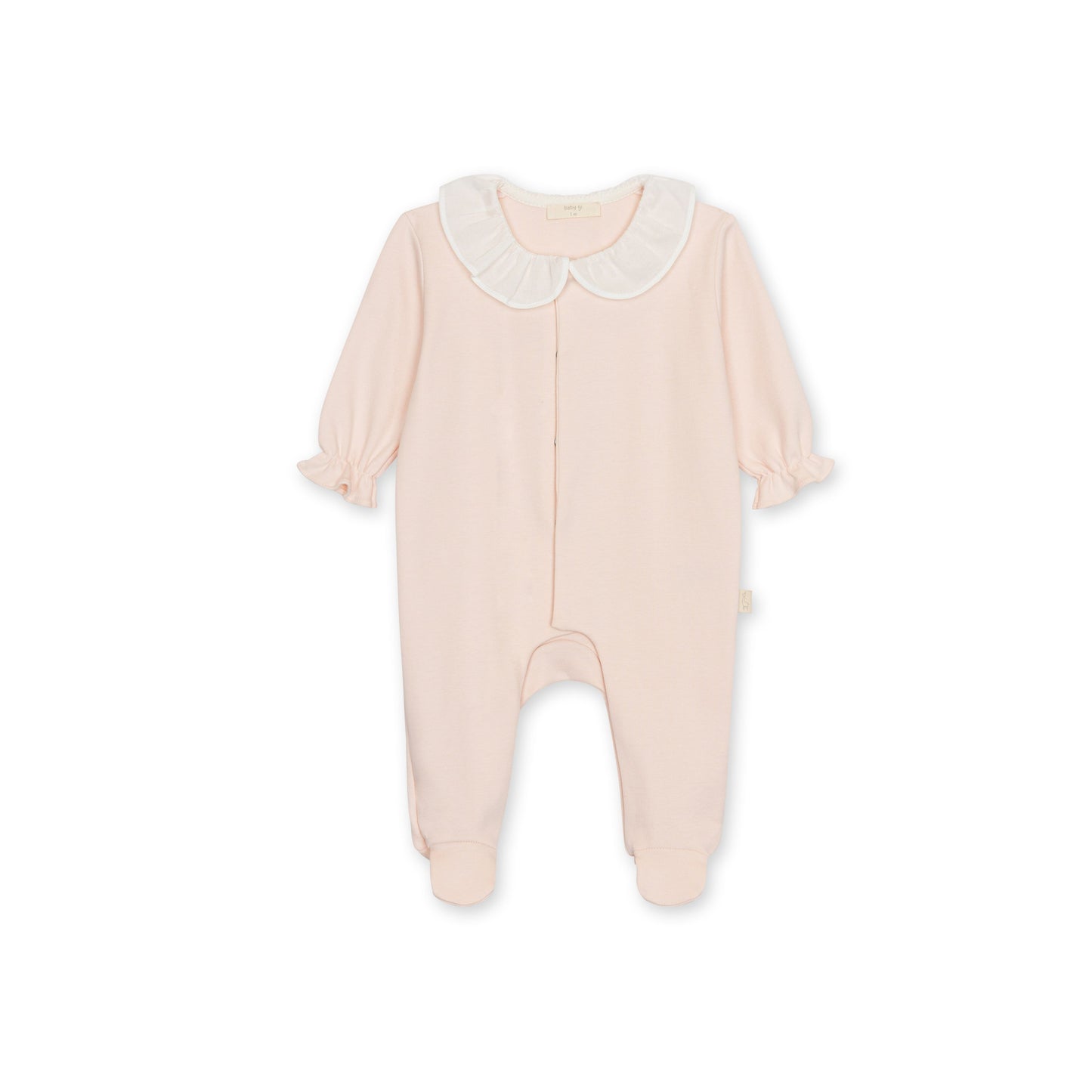 Baby Gi Peach Butterfly Cotton Baby Grow