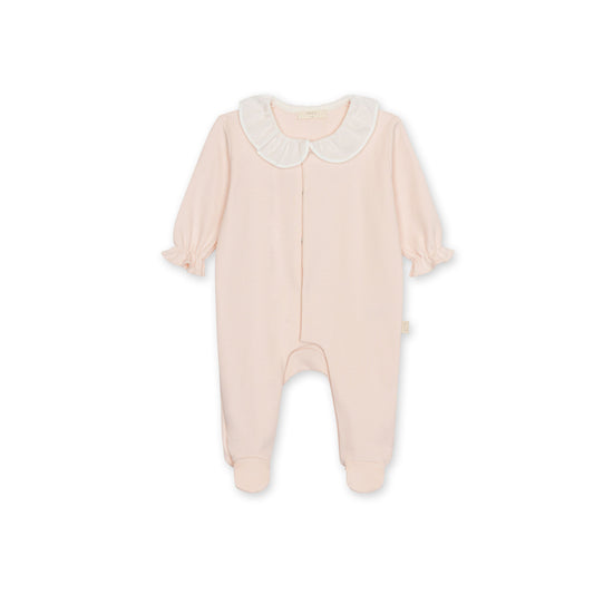 Baby Gi Peach Butterfly Cotton Baby Grow