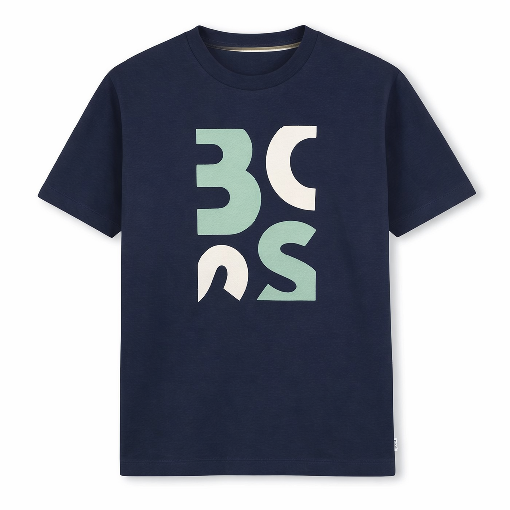 BOSS Navy Logo T-Shirt