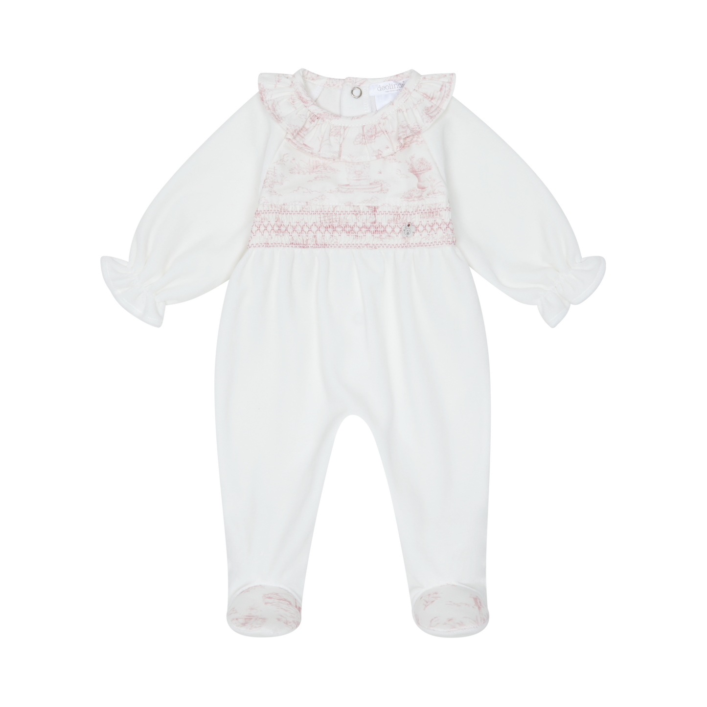 Deolinda Romera Pink Print Babygrow Boxset