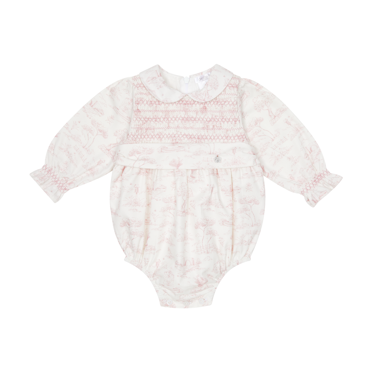 Deolinda Romera Pink Print Romper