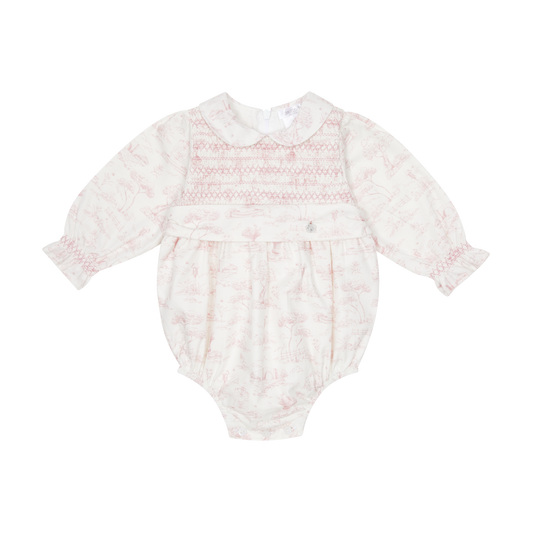 Deolinda Romera Pink Print Romper