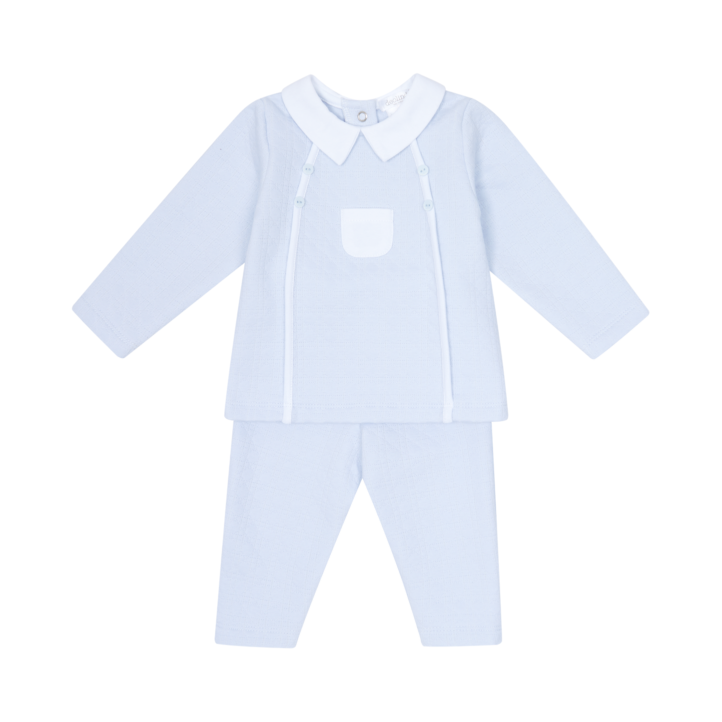 Deolinda Blue Polo Pocket Tracksuit