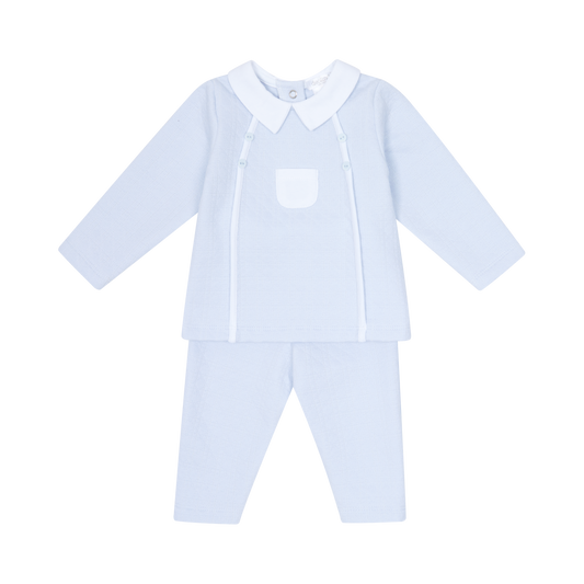 Deolinda Blue Polo Pocket Tracksuit